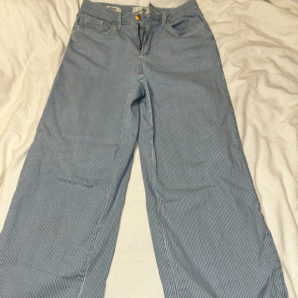 Vintage threads striped jeans